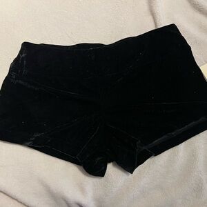 Black Velvet Women's Shorts
